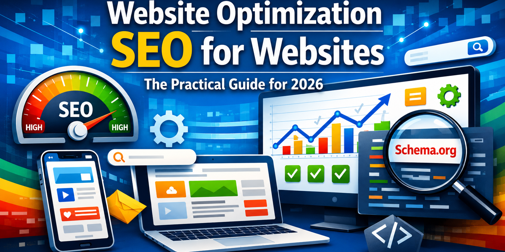 Website SEO optimization guide with tools and analytics for 2026